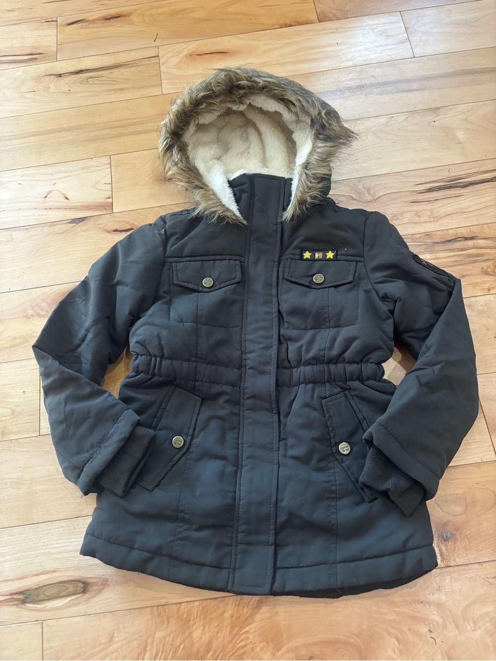 Limited Too Faux-Fur Hooded Puffer Coat